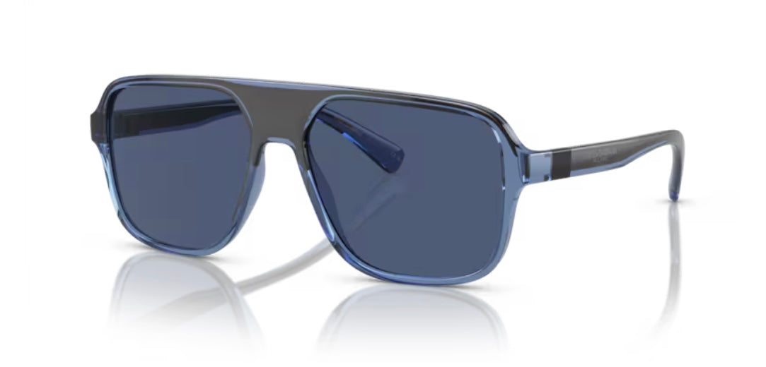 Dolce and Gabbana 0DG6134 Transparent Blue Black Sunglasses