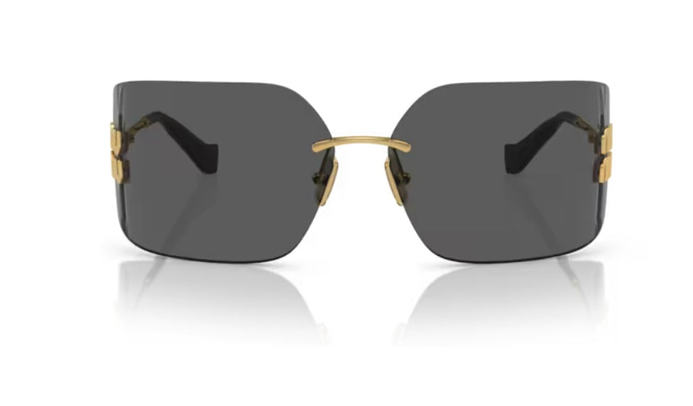 Miu Miu 0MU 54YS 5AK5S0 Gold Sunglasses