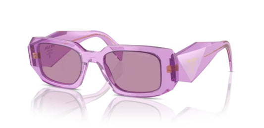 Prada 0PR 17WS Transparent Amethyst Sunglasses