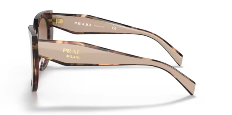 Prada 0PR 14WS Caramel Tortoise Powder Sunglasses