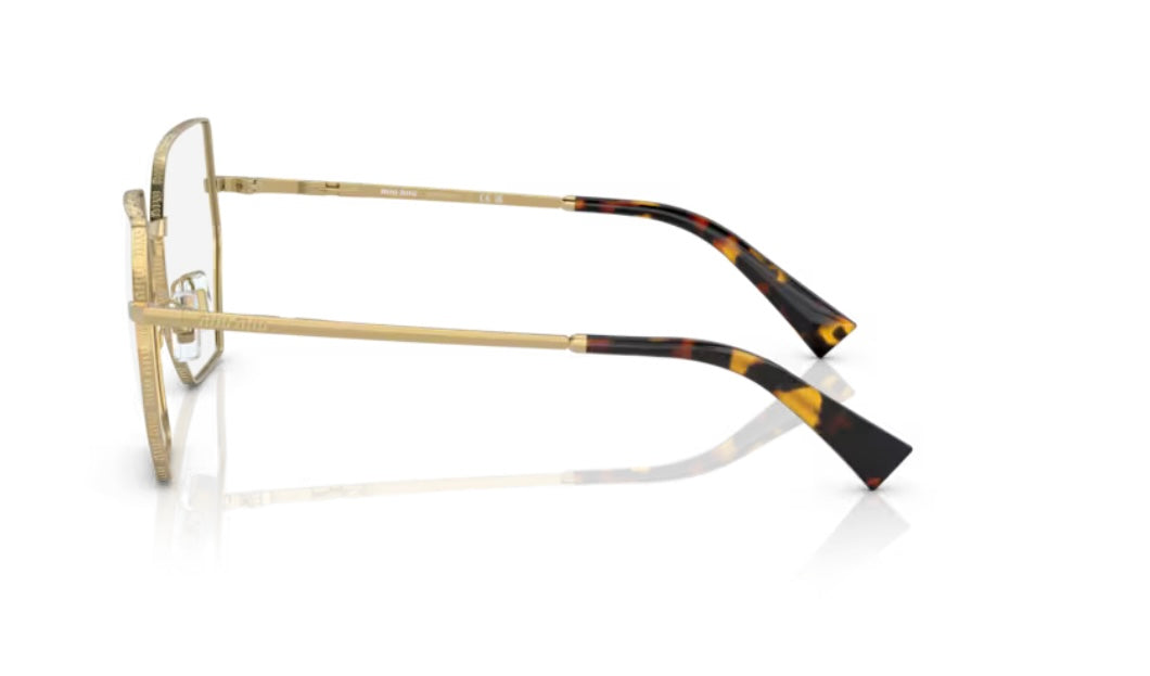 Miu Miu 0MU 50VV Gold Eyeglasses