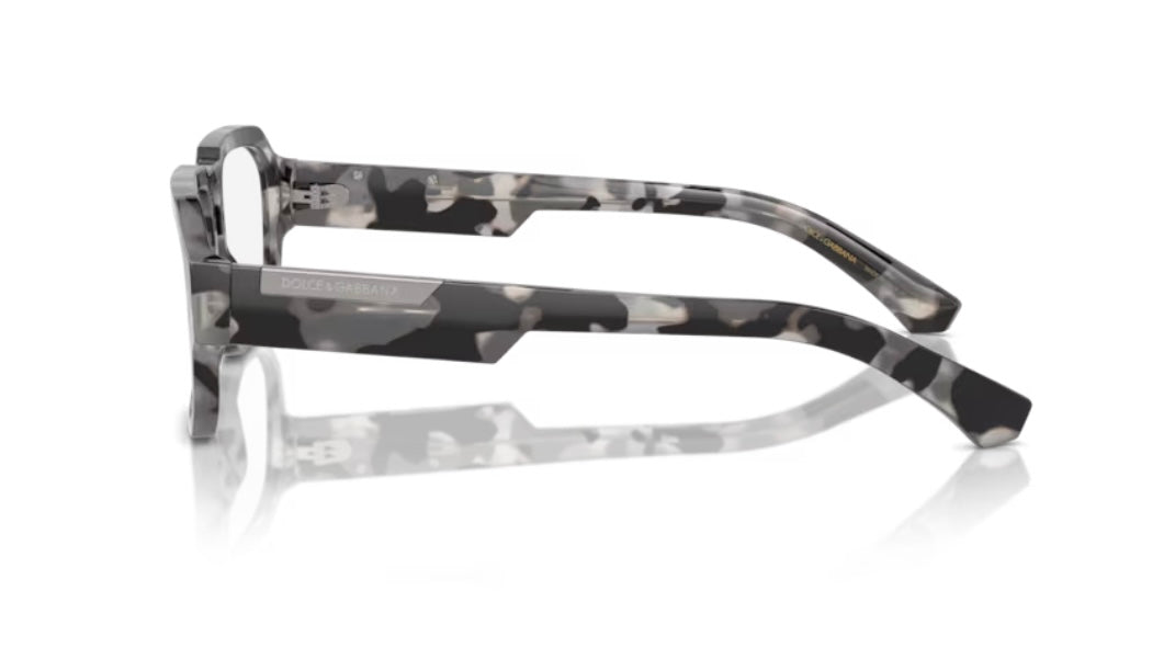 Dolce and Gabbana 0DG3389 3435 Havana Grey Eyeglasses