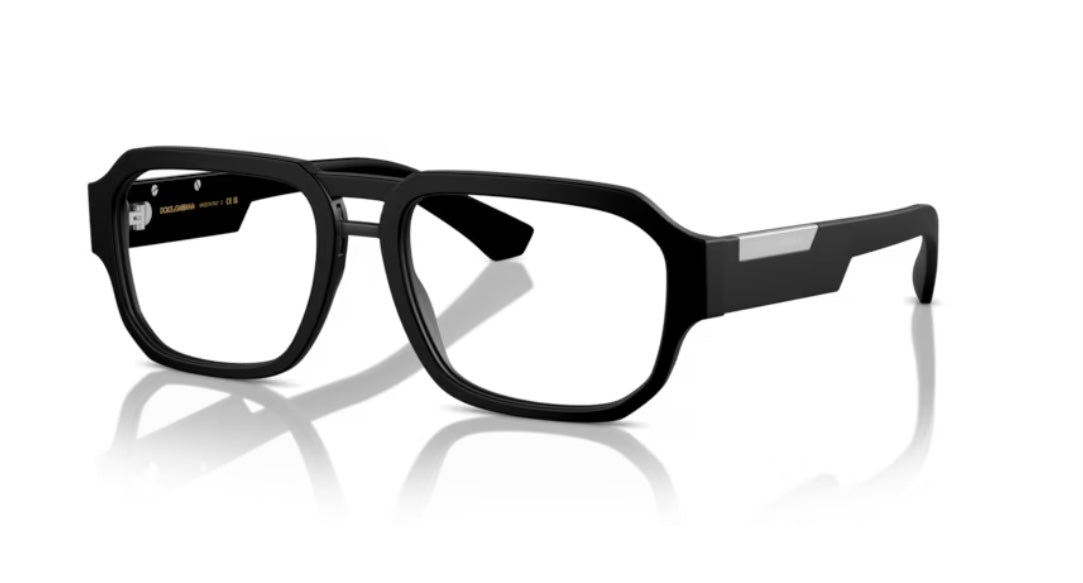 Dolce and Gabbana 0DG3389 2525 Matte Black Eyeglasses