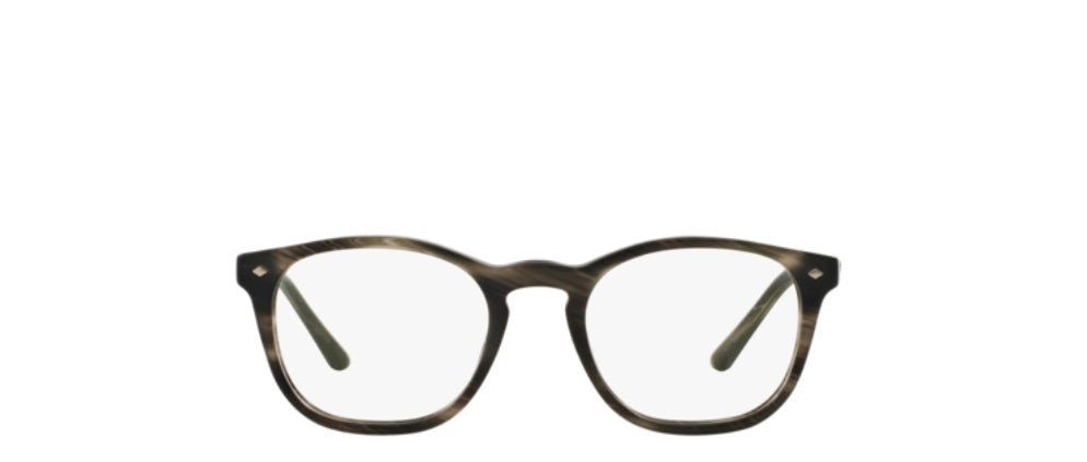 Giorgio Armani 0AR7074 Striped Matte Grey Eyeglasses