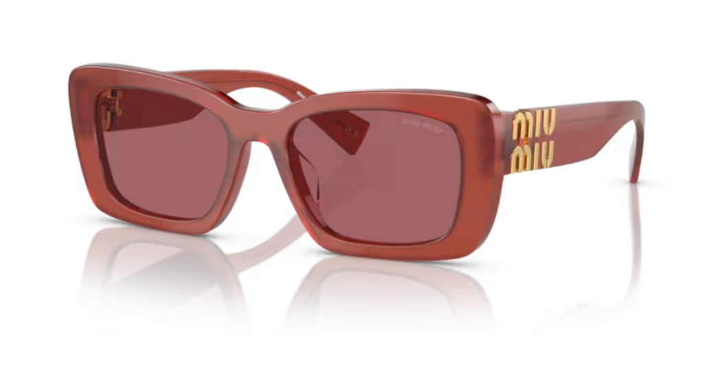 Miu Miu 0MU 07YS Cognac Opal Sunglasses