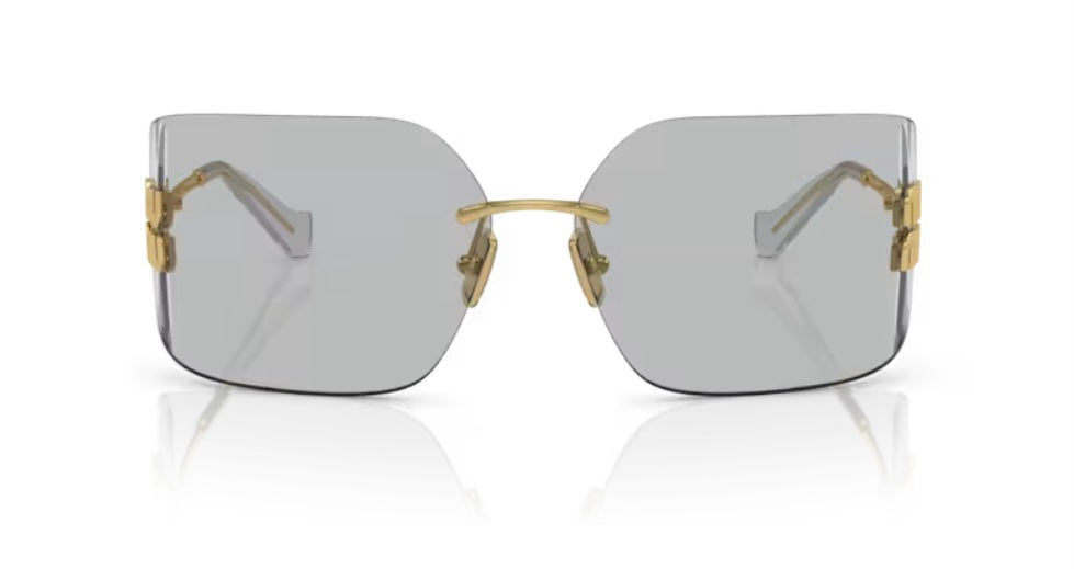 Miu Miu 0MU 54YS 5AK30B Gold Sunglasses