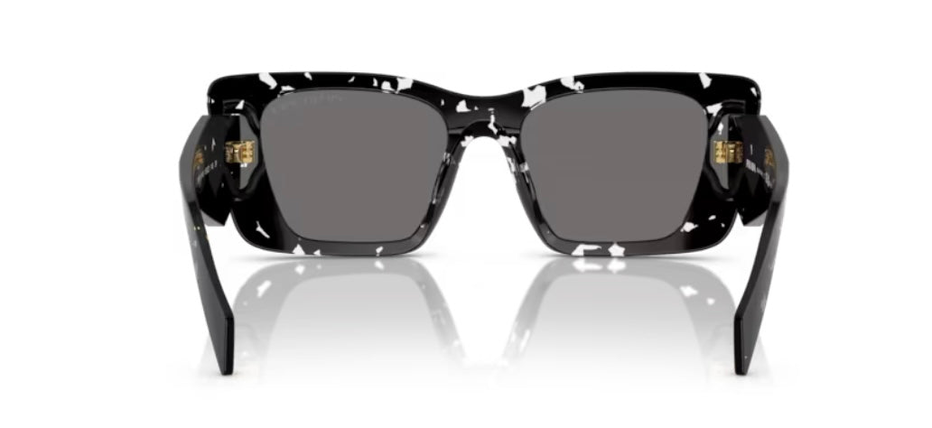 Prada 0PR 08YS Black Crystal Tortoise Polarized Sunglasses