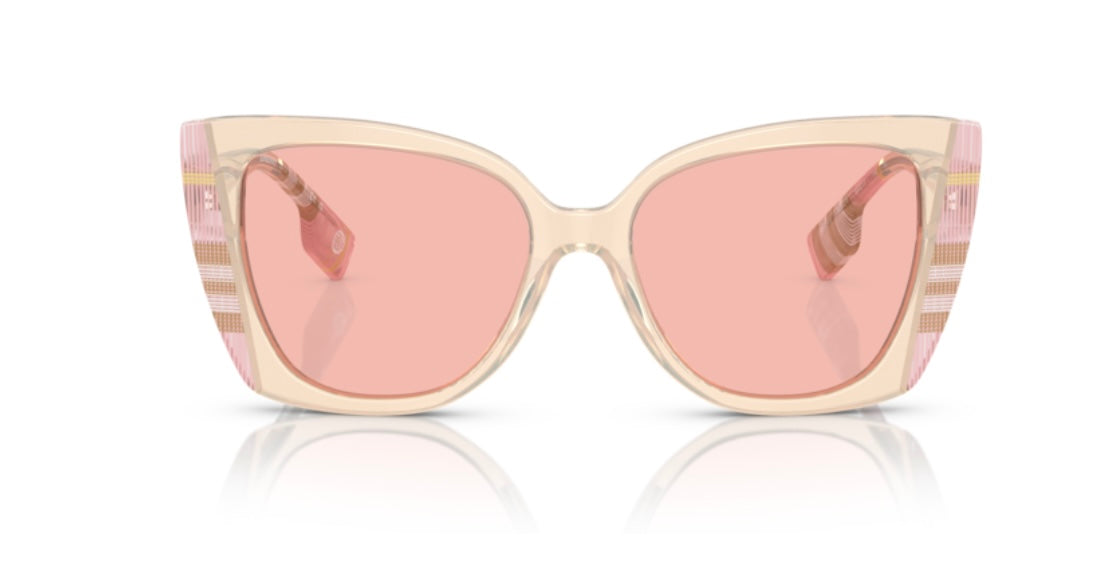 Burberry Meryl 0BE4393 Pink Check Pink Sunglasses