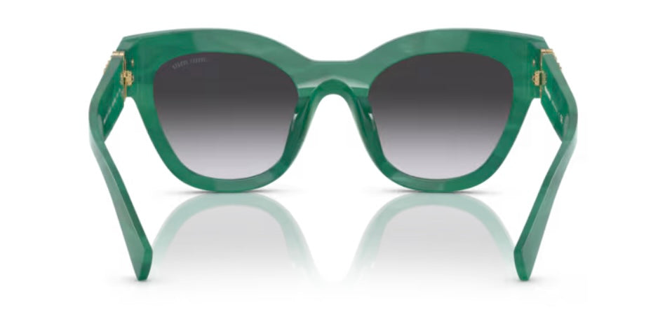 Miu Miu 0MU 01YS Green Sunglasses