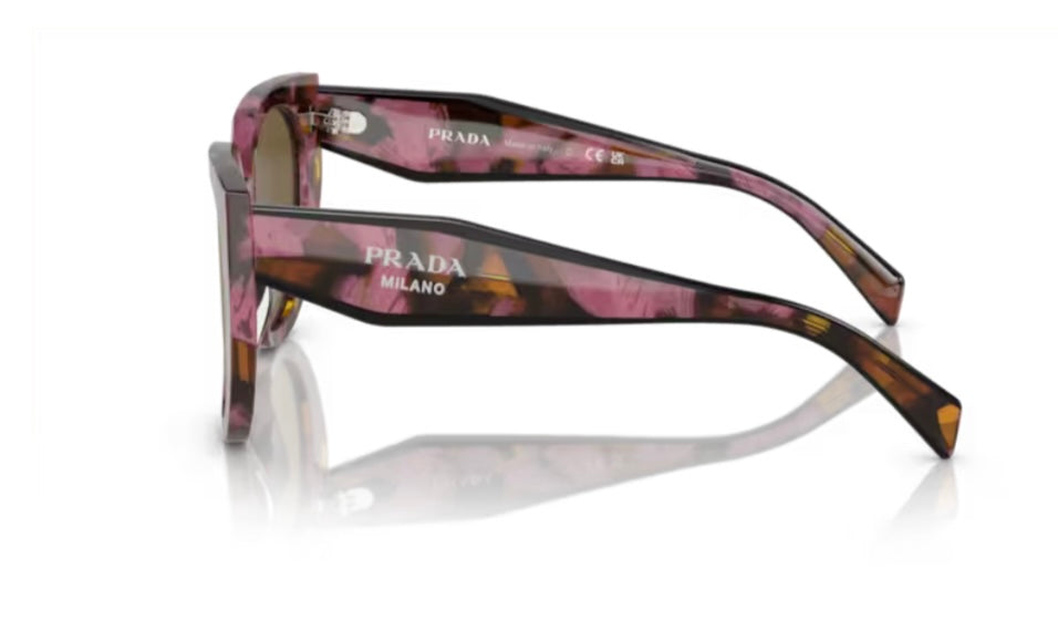 Prada 0PR 14WS Tortoise Cognac Begonia Sunglasses