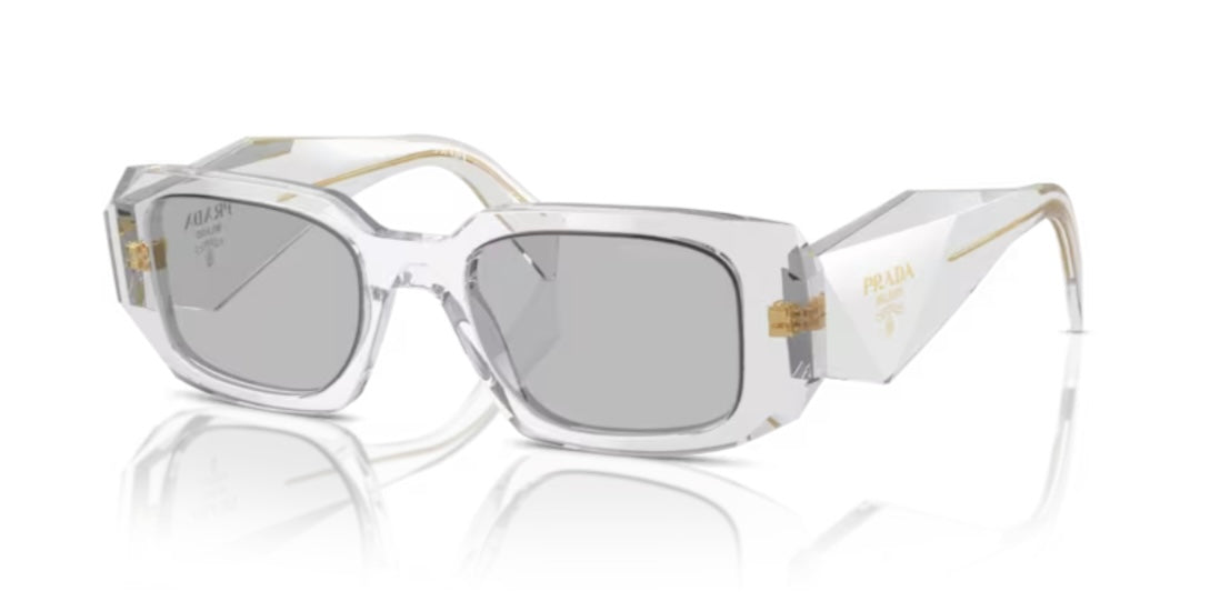 Prada 0PR 17WS Transparent Grey Sunglasses