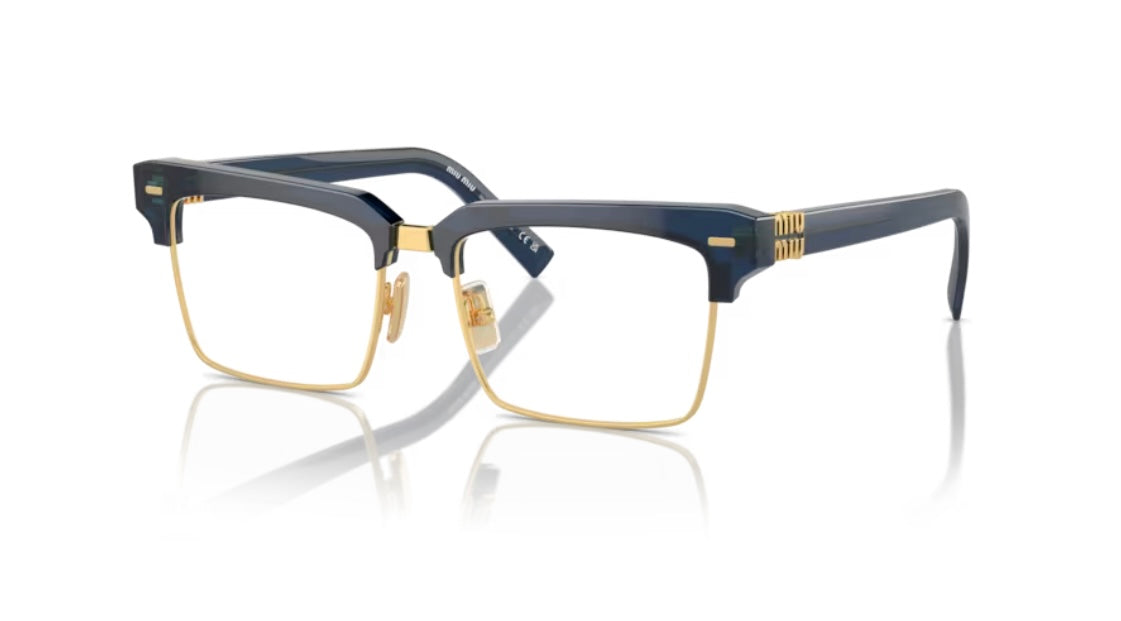 Miu Miu 0MU 11XV 08Q101 Blue Crystal Eyeglasses