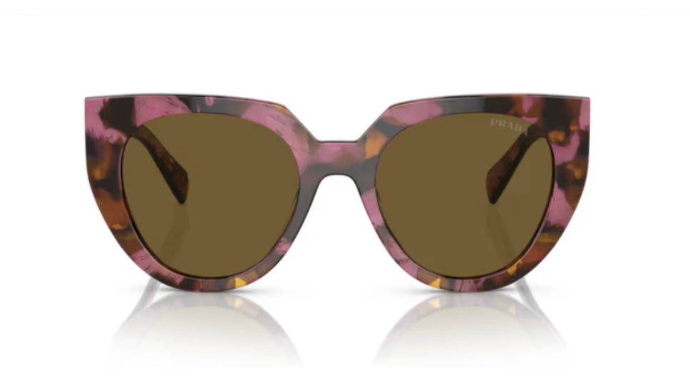 Prada 0PR 14WS Tortoise Cognac Begonia Sunglasses