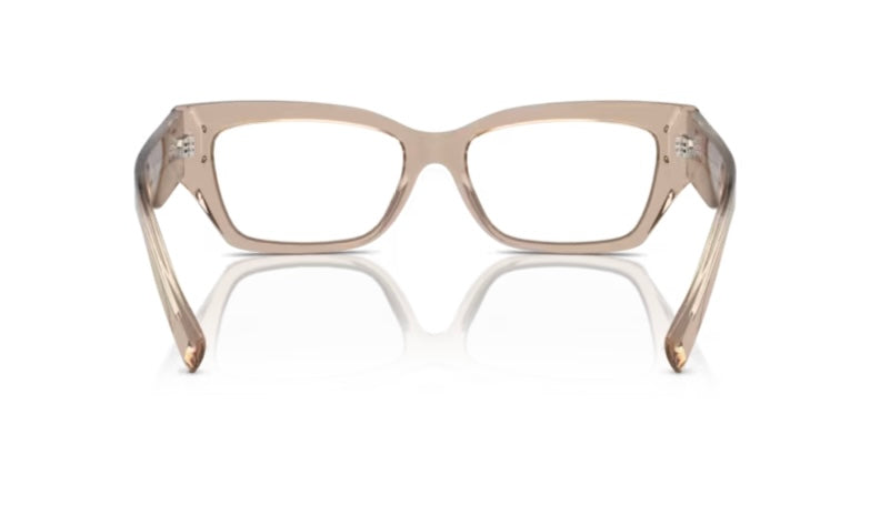 Dolce and Gabbana 0DG3387 3432 Transparent Camel Eyeglasses