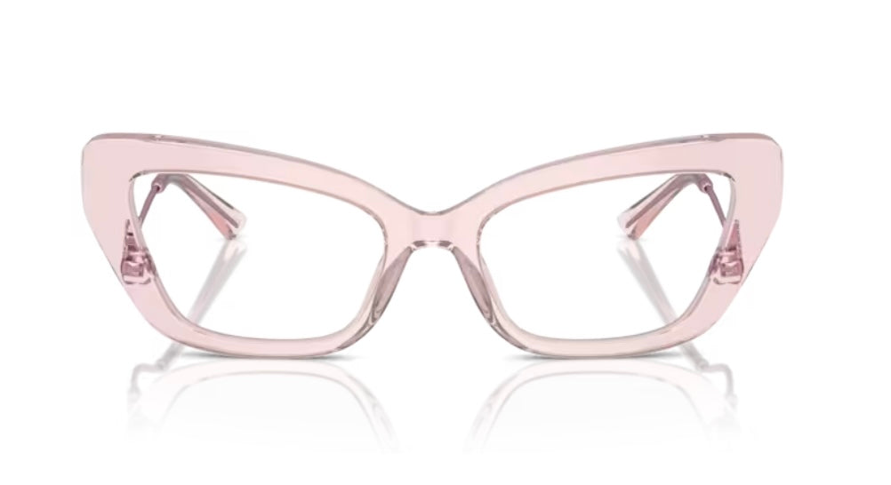 Dolce and Gabbana 0DG3391B 3148 Transparent  Rose Eyeglasses