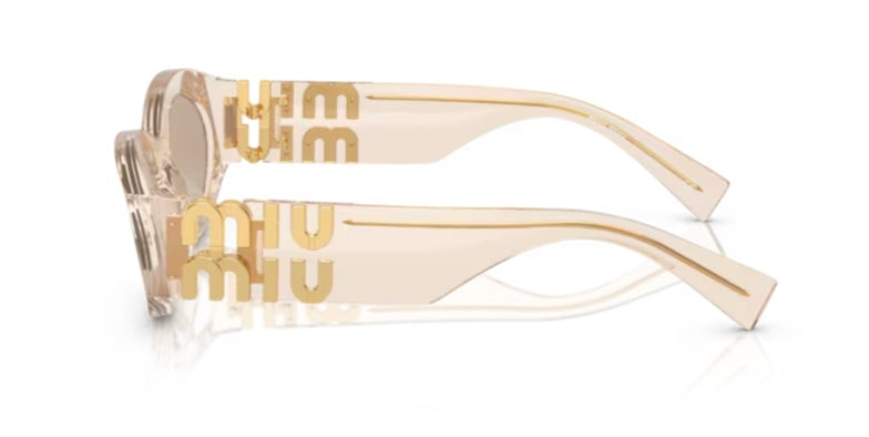 Miu Miu 0MU 11WS Sand Transparent Sunglasses