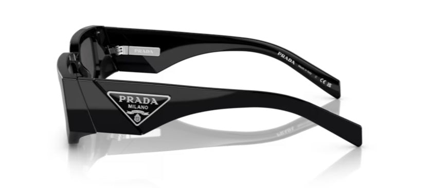 Prada 0PR 09ZSF Black Sunglasses