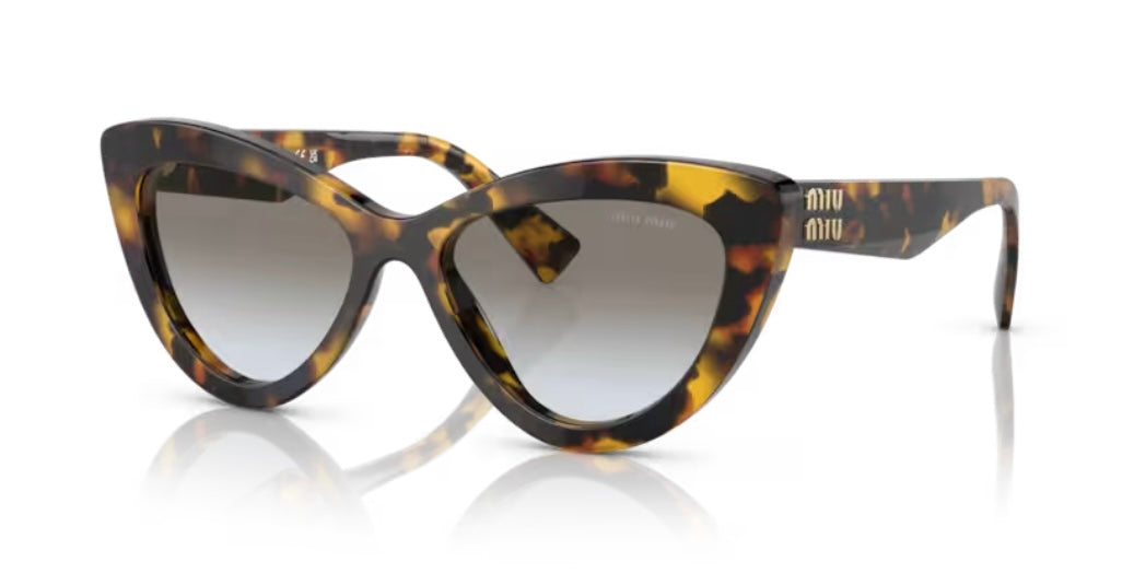 Miu Miu 0MU 04YS Honey Havana Sunglasses