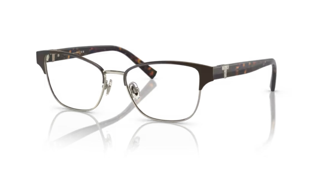 Tiffany And Co. 0TF1152B Brown On Pale Gold Eyeglasses