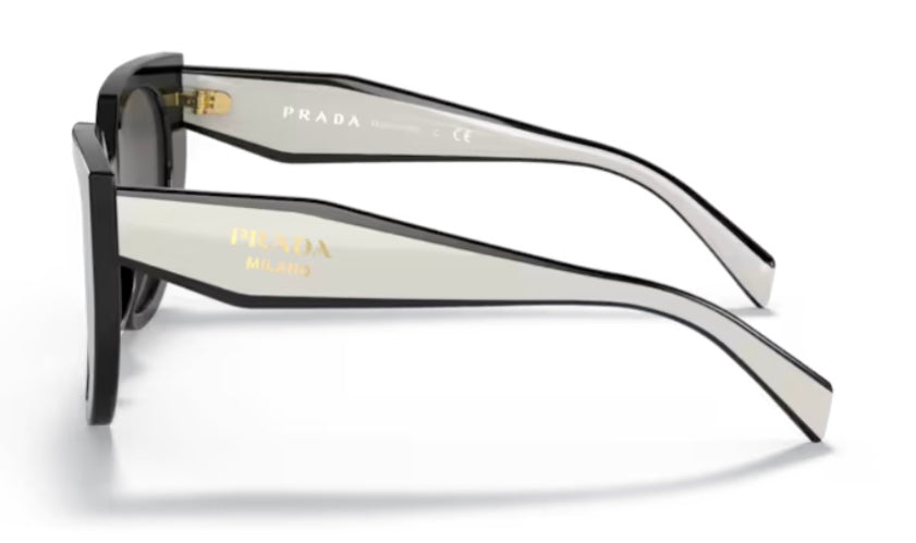 Prada 0PR 14WS Black Talc Sunglasses