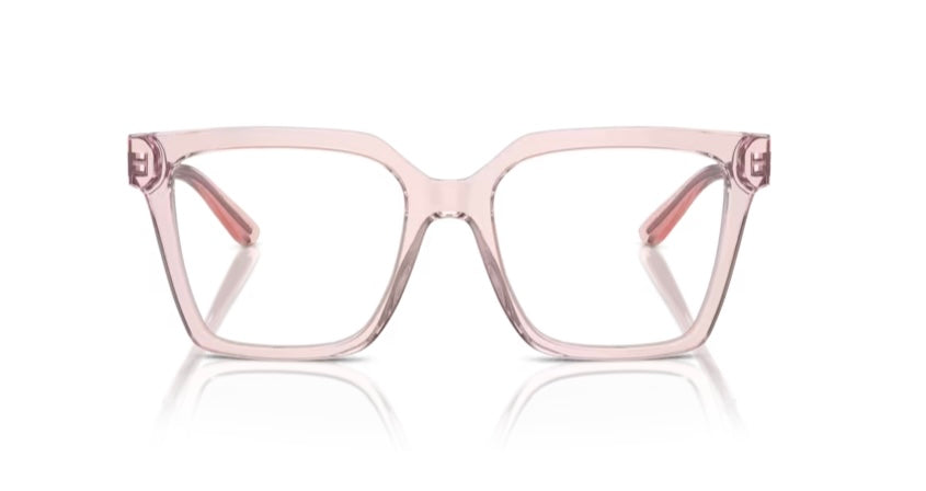 Dolce and Gabbana 0DG3376 3148 Transparent Rose Eyeglasses