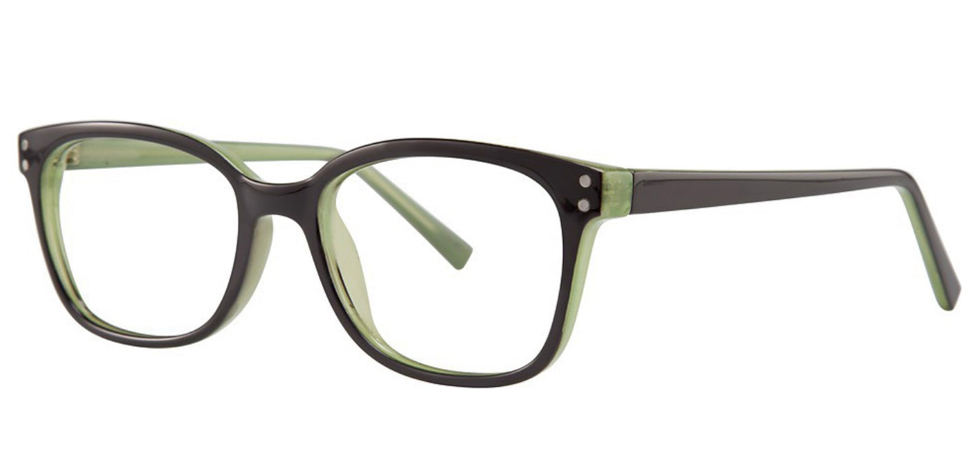 Eyeworkz Advice Black Olive Eyeglasses