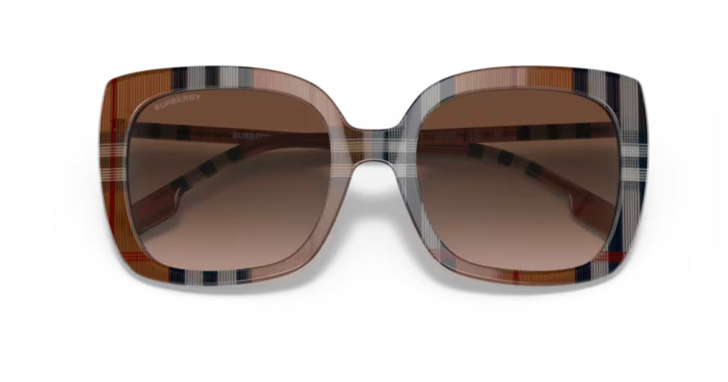 Burberry Carroll 400513 Brown Check Sunglasses