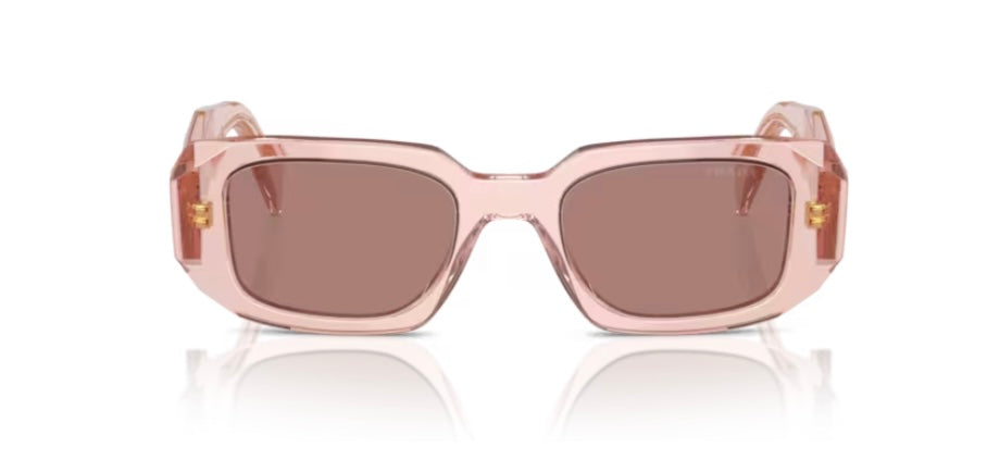 Prada 0PR 17WS Transparent Peach Sunglasses