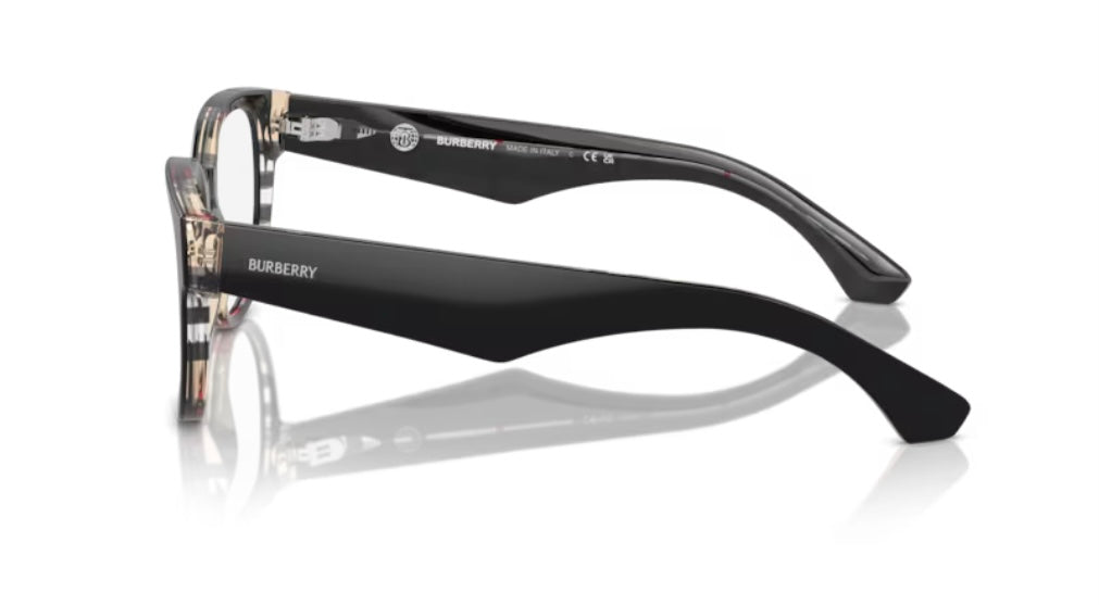 Burberry 0BE2410 Top Black On Vintage Check Eyeglasses