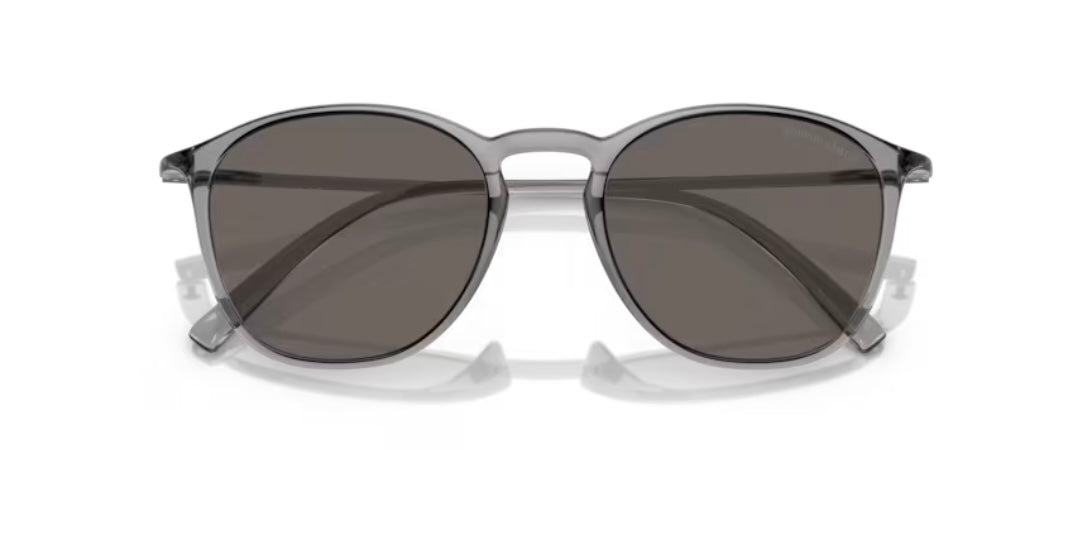 Giorgio Armani 0AR8186U Transparent Grey Photochromic Dark Brown Sunglasses