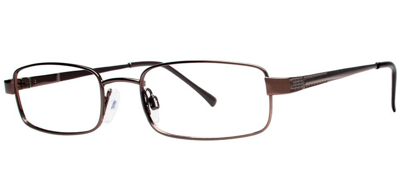 Eyeworkz Daniel Matte Brown Eyeglasses