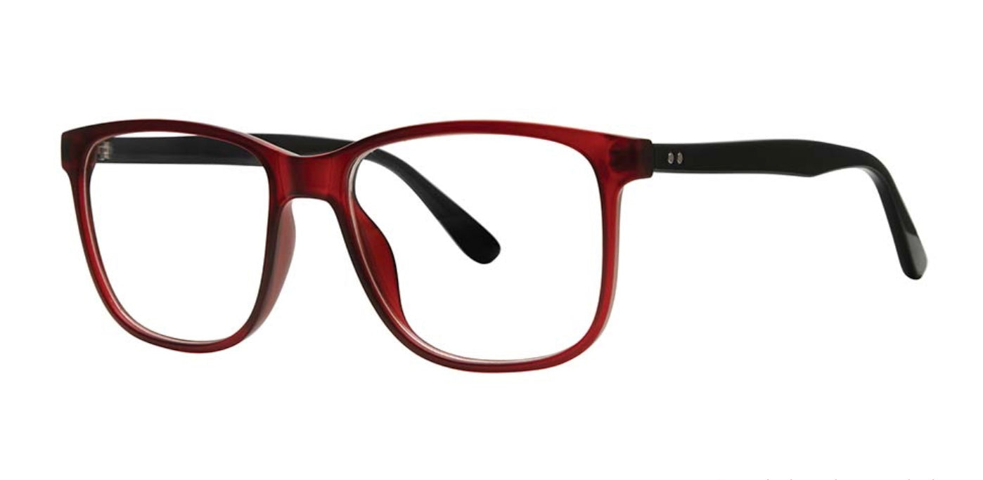 Eyeworkz Detour Eyeglasses Red Matte Black