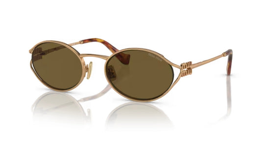 Miu Miu 0MU 52YS Brass Gold Sunglasses