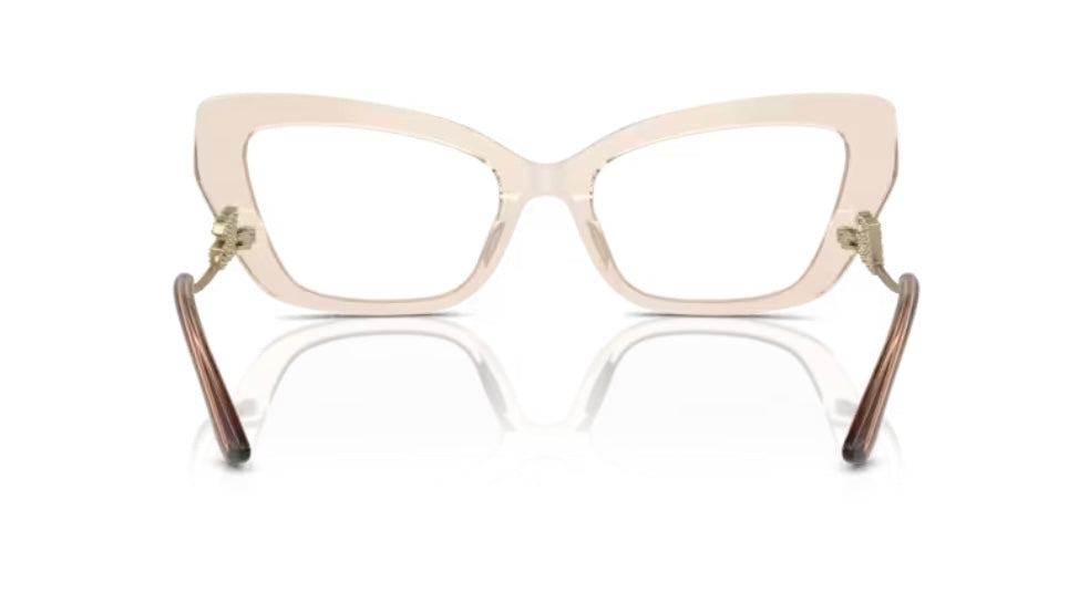 Dolce and Gabbana 0DG3391B 3432 Transparent Camel Eyeglasses