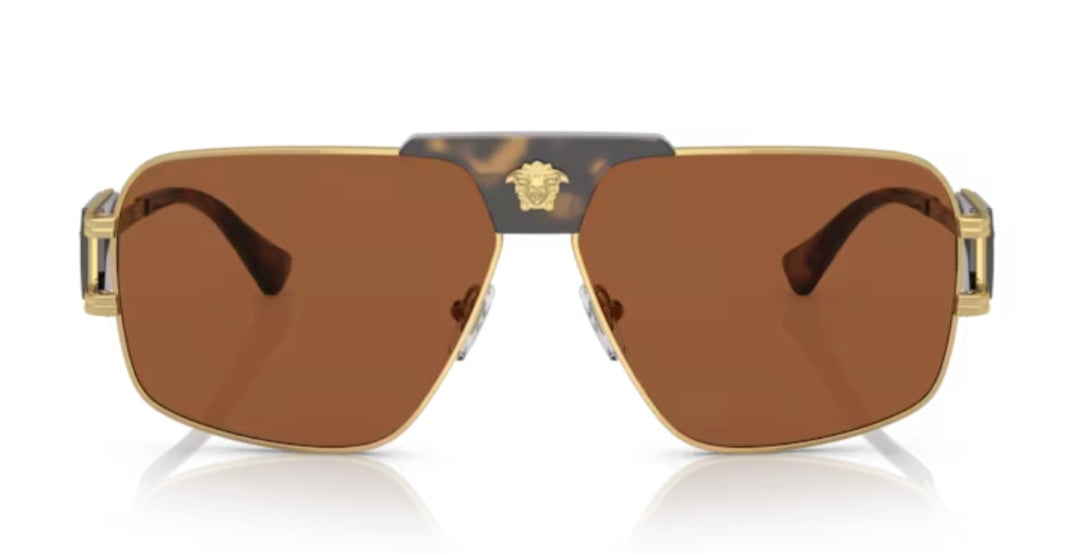 Versace 0VE2251 147073 Gold Sunglasses