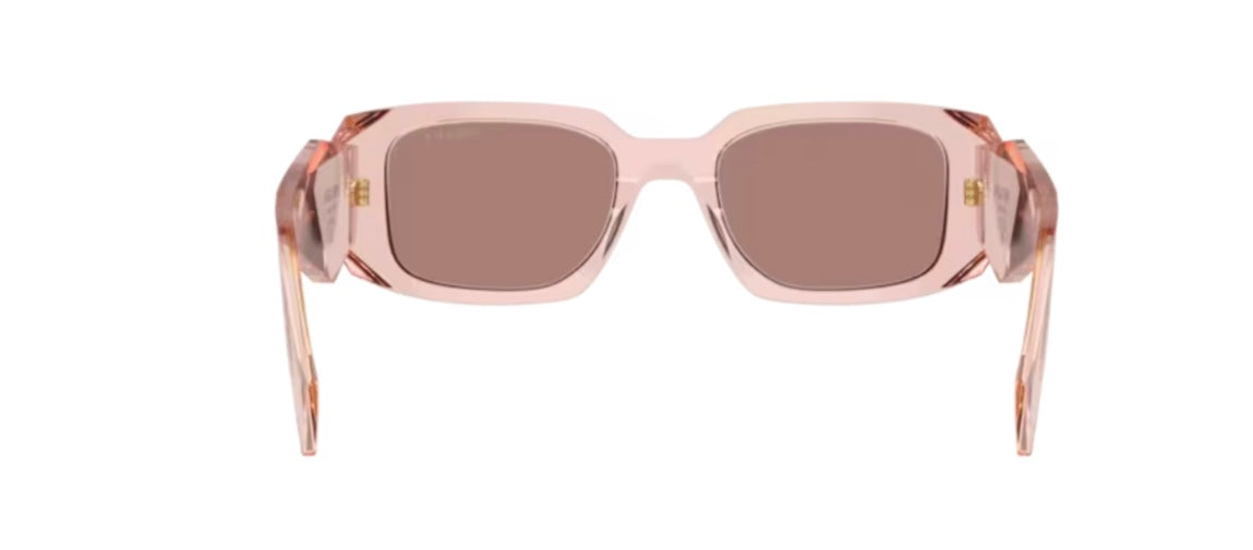 Prada 0PR 17WSF Transparent Peach Sunglasses