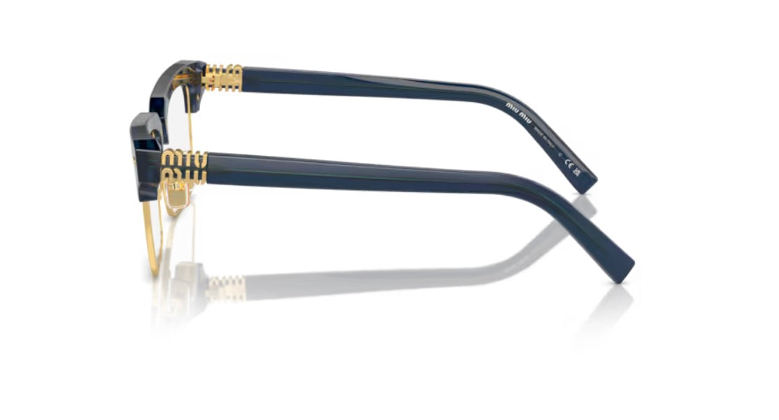 Miu Miu 0MU 11XV 08Q101 Blue Crystal Eyeglasses