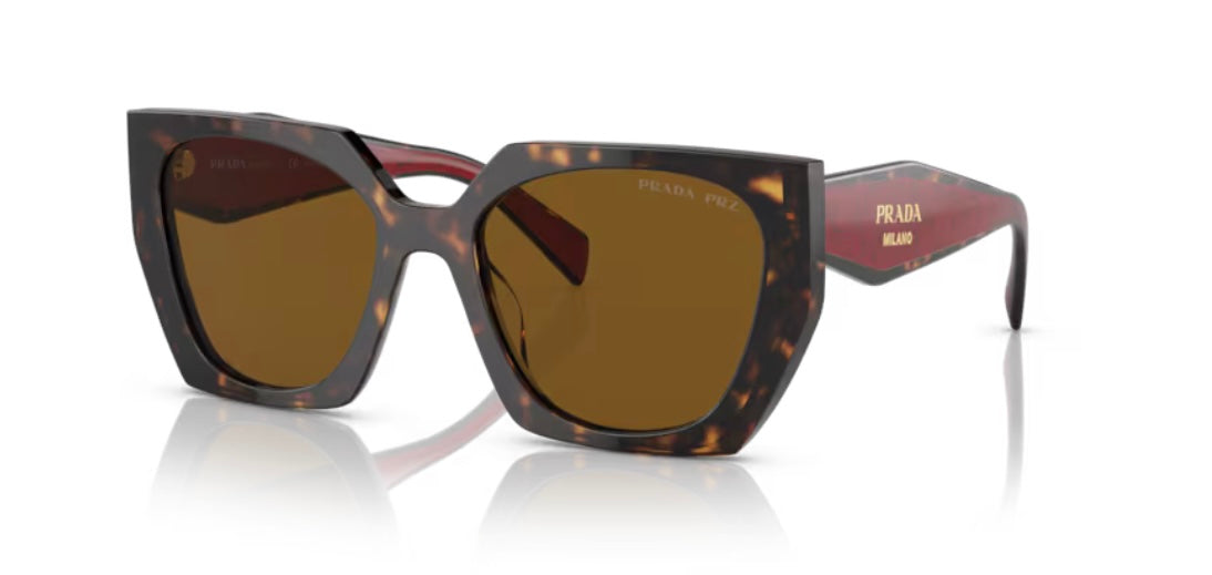 Prada 0PR 15WS Tortoise Polarized Sunglasses