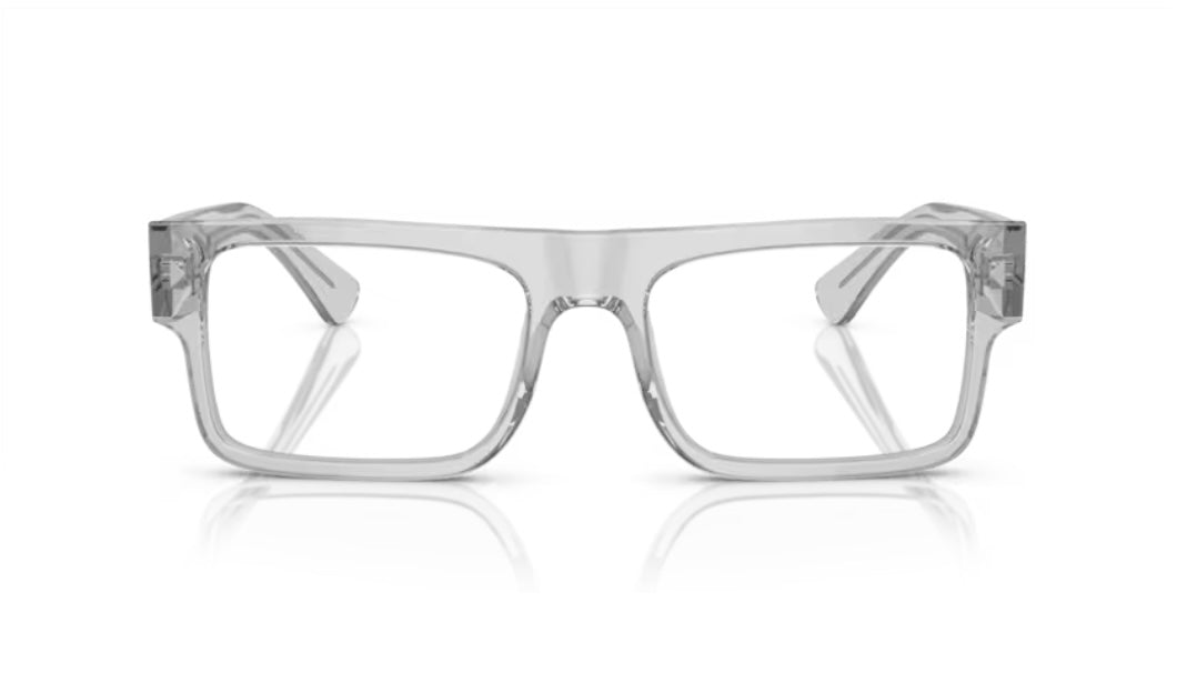 Prada 0PR A01VF 17P101 Transparent Grey Eyeglasses