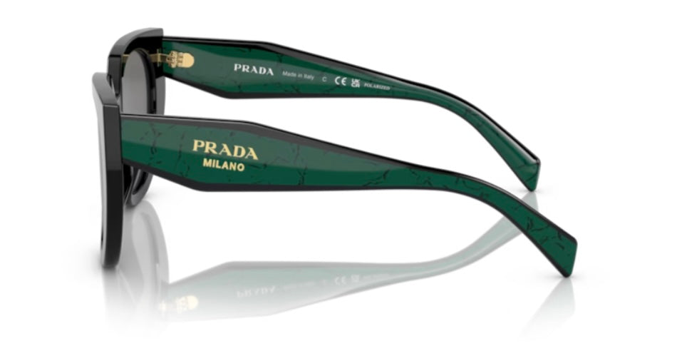 Prada 0PR 14WS Black Sunglasses