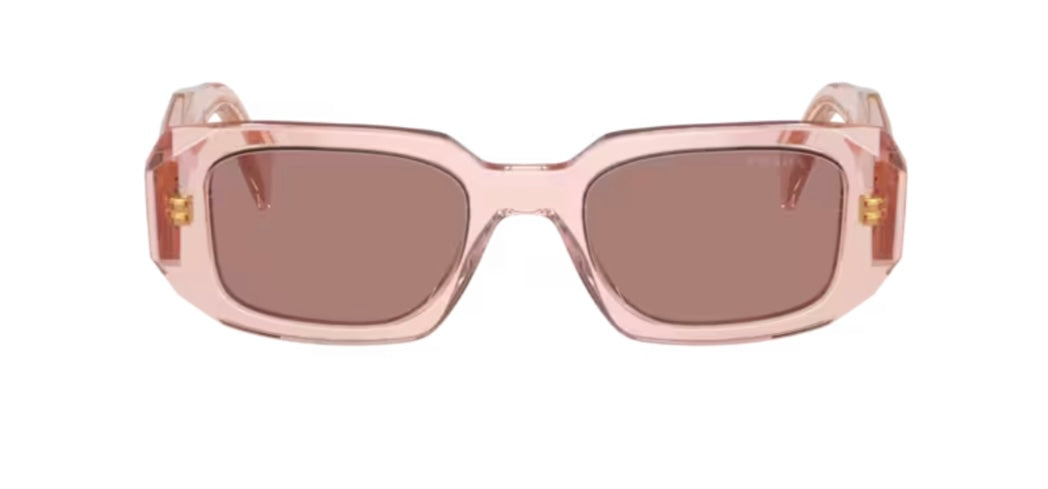 Prada 0PR 17WSF Transparent Peach Sunglasses