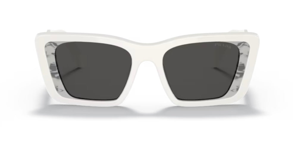 Prada 0PR 08YS White Havana Black Sunglasses