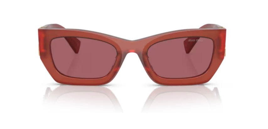 Miu Miu 0MU 09WS Cognac Opal Sunglasses