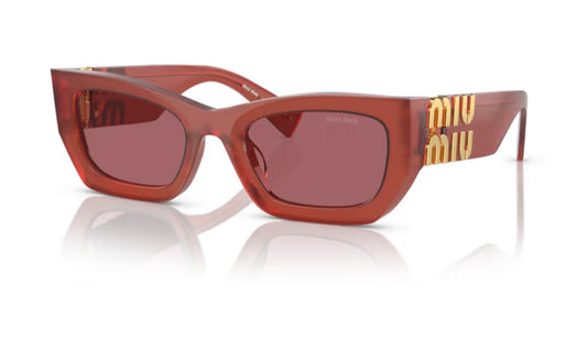 Miu Miu 0MU 09WS Cognac Opal Sunglasses