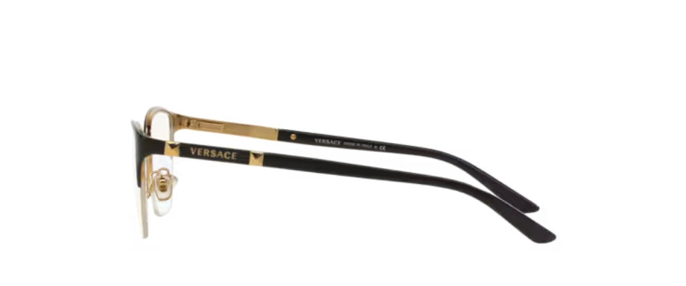 Versace 0VE1218 Black Gold Eyeglasses