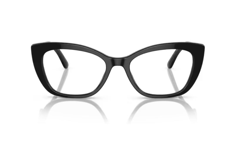 Dolce and Gabbana 0DG3360 3246 Black Transparent Grey Eyeglasses