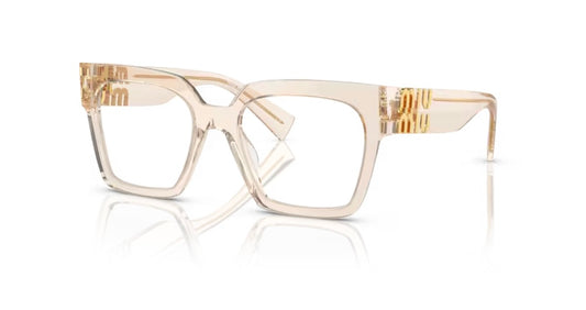 Miu Miu 0MU 04UV Sand Transparent Eyeglasses