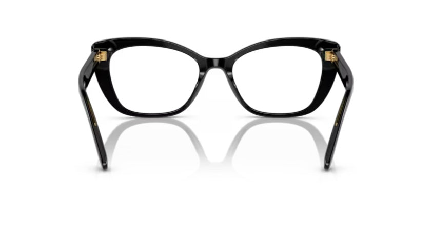 Dolce and Gabbana 0DG3360 3246 Black Transparent Grey Eyeglasses