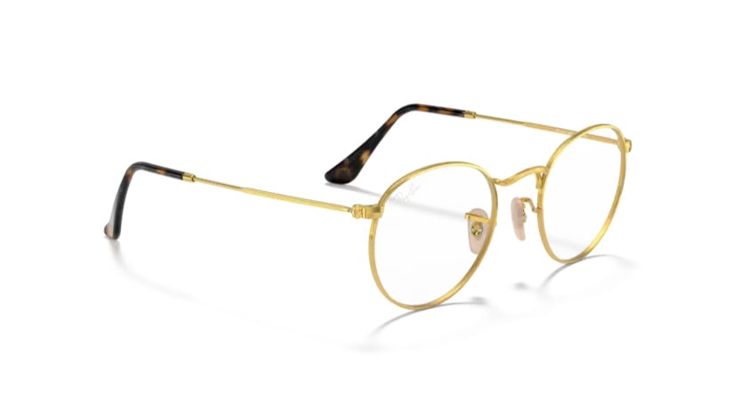 Rayban 0RX3447V Round Metal Gold Eyeglasses