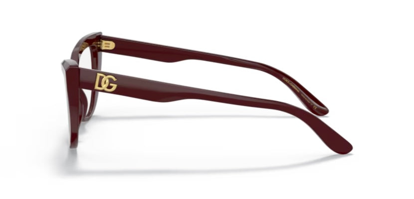 Dolce and Gabbana 0DG3354 3091 Bordeaux Eyeglasses